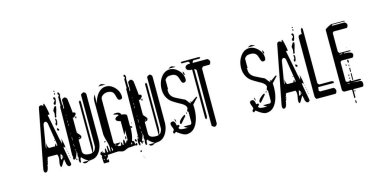 Ağustos Satılık lastik damgası