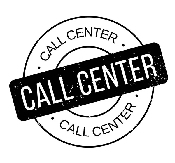 Carimbo de borracha do Call Center — Vetor de Stock