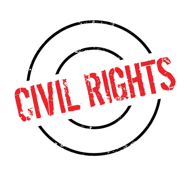 Civil Rights gummistämpel — Stock vektor