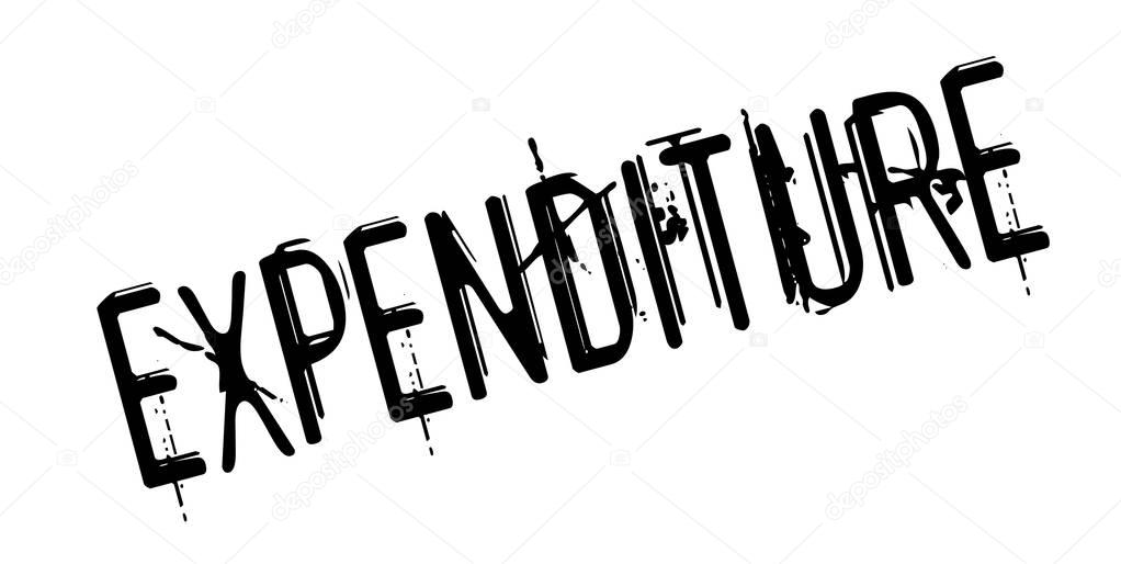 Expenditure rubber stamp — Stock Vector © lkeskinen0 #163201562