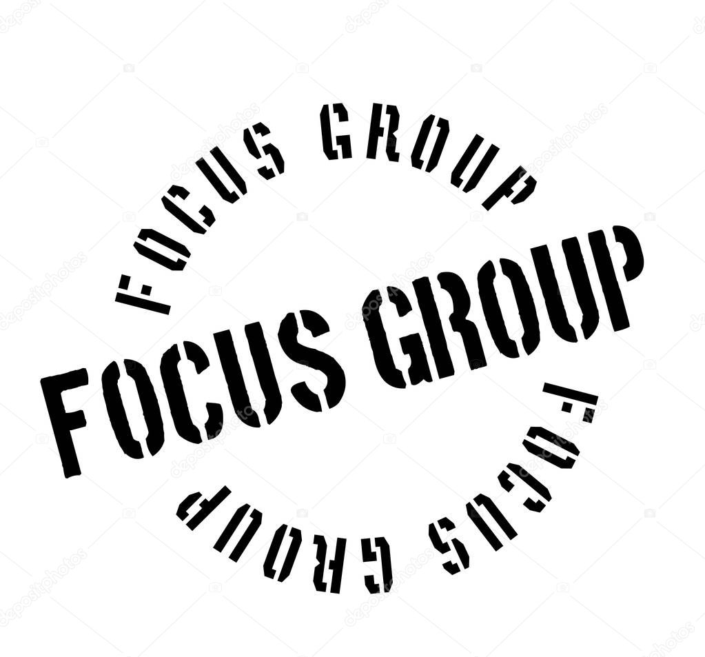Focus Group rubber stamp
