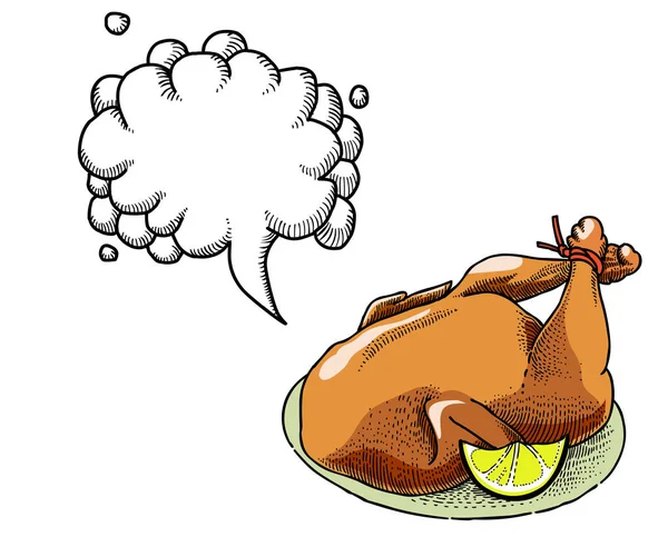 Gekookte Turkije-100 Cartoon afbeelding — Stockvector