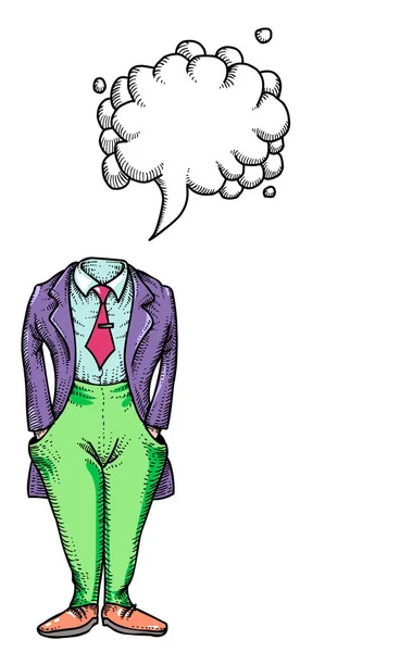 Homem sem cabeça-100 Desenhos animados imagem —  Vetores de Stock