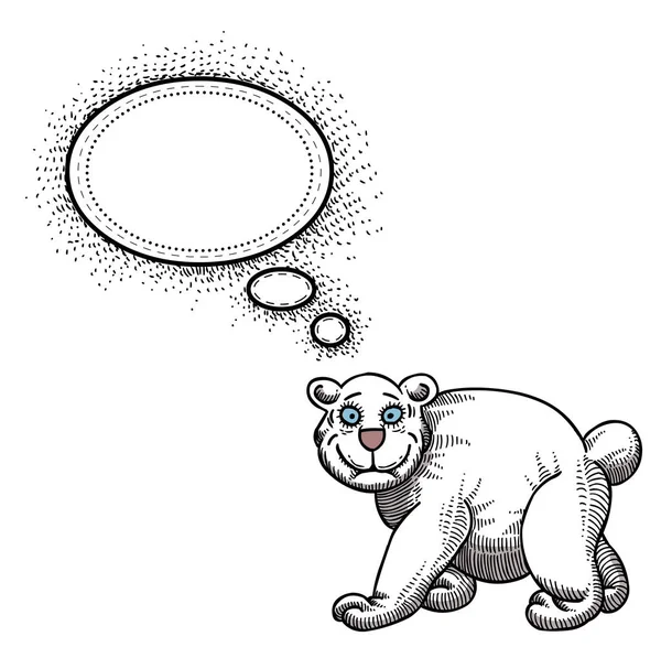 Bear-100 Cartoon image — Stock Vector