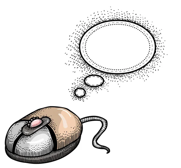 Computer mouse-100 Cartoon image — Stock Vector