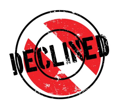 Reddedilen lastik damgası