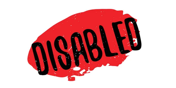 Niepełnosprawnych pieczątka — Wektor stockowy