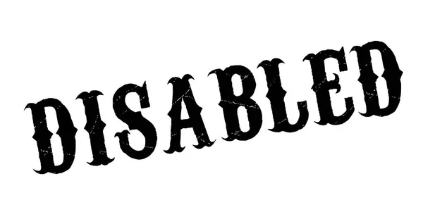 Sello de goma para discapacitados — Archivo Imágenes Vectoriales
