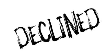 Reddedilen lastik damgası