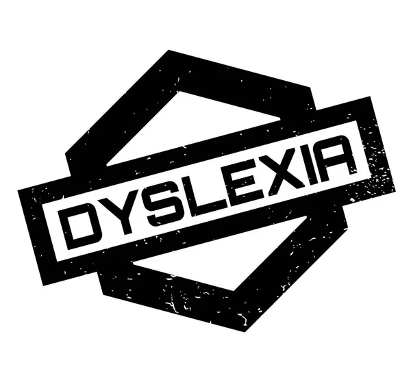 Dyslexie razítko — Stockový vektor