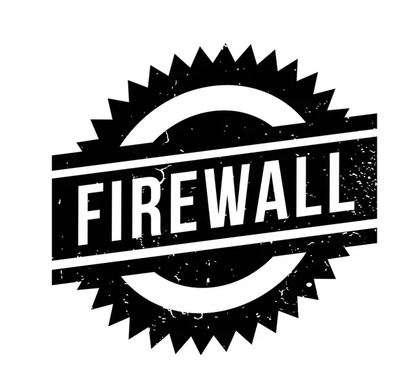 Firewall Rubberstempel — Stockvector