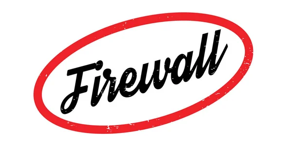 Firewall Rubberstempel — Stockvector