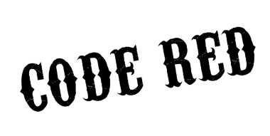 Kod kırmızı lastik damgası