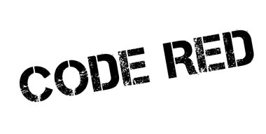 Kod kırmızı lastik damgası