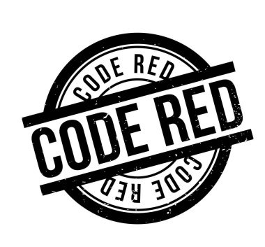 Kod kırmızı lastik damgası