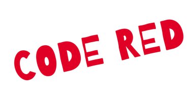 Kod kırmızı lastik damgası