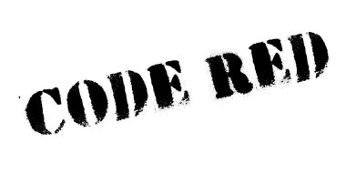 Kod kırmızı lastik damgası