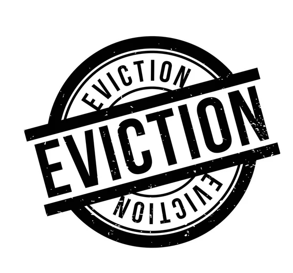 Eviction rubber stamp — Stock Vector