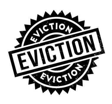 Eviction rubber stamp clipart