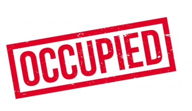 İşgal altındaki lastik damgası