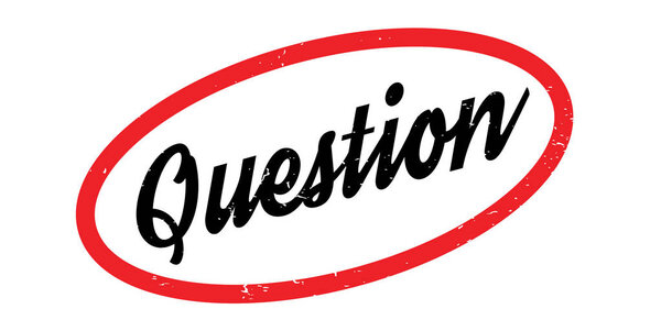 Question rubber stamp