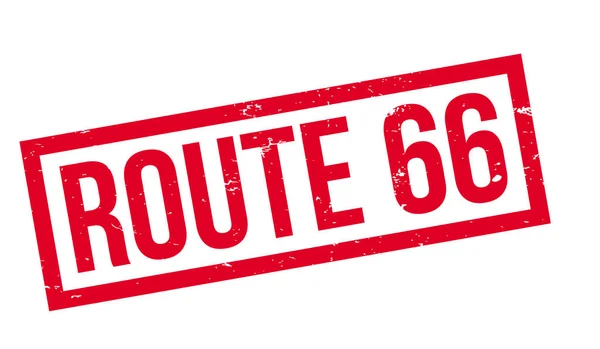 Timbro di gomma Route 66 — Vettoriale Stock
