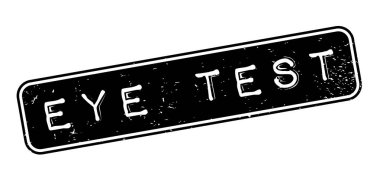 Göz testi kauçuk damga