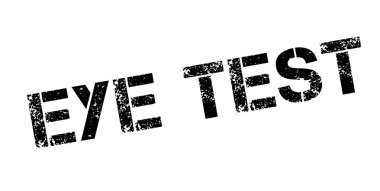 Göz testi kauçuk damga