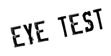 Göz testi kauçuk damga