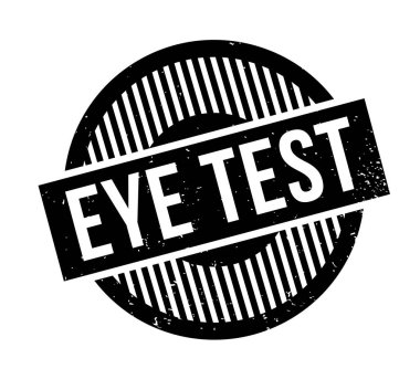 Göz testi kauçuk damga