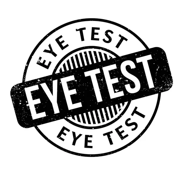 Göz testi kauçuk damga