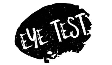 Göz testi kauçuk damga