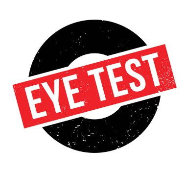 Göz testi kauçuk damga