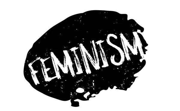 Sello de goma feminismo — Vector de stock