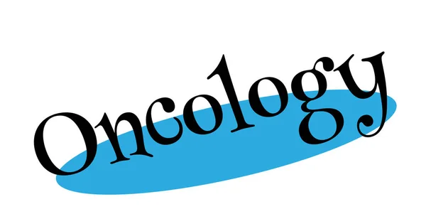 Oncologia Timbro di gomma — Vettoriale Stock
