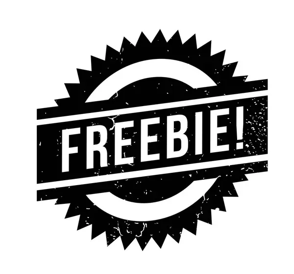 Резиновая марка FREEBIE — стоковый вектор