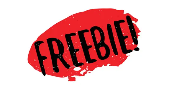 Резиновая марка FREEBIE — стоковый вектор