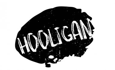 Hooligan rubber stamp clipart