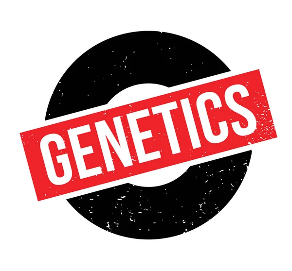 Genetics rubber stamp — Stock Vector