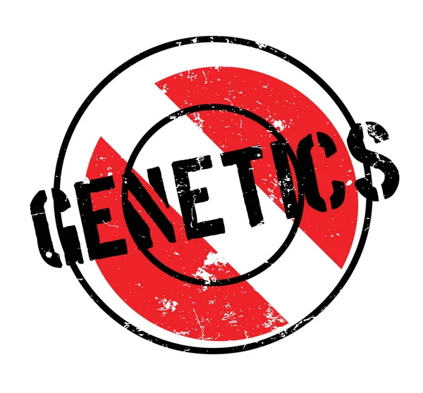 Genetik gummistämpel — Stock vektor