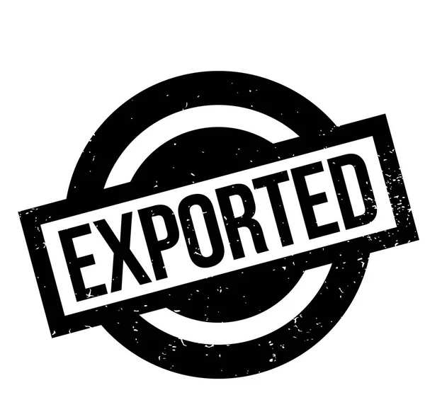 Sello de goma exportado — Archivo Imágenes Vectoriales