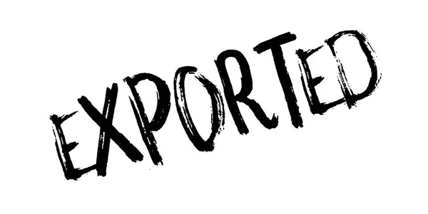Sello de goma exportado — Vector de stock