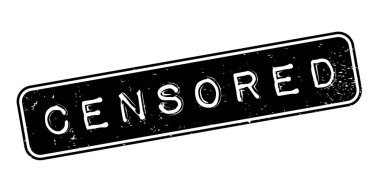 sansürlü lastik damgası