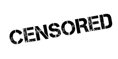 sansürlü lastik damgası