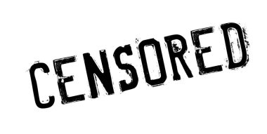 sansürlü lastik damgası