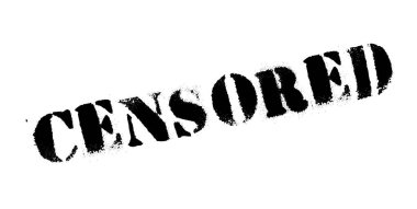 sansürlü lastik damgası