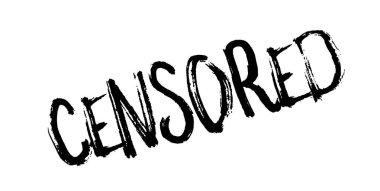 sansürlü lastik damgası