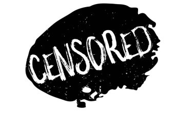 sansürlü lastik damgası