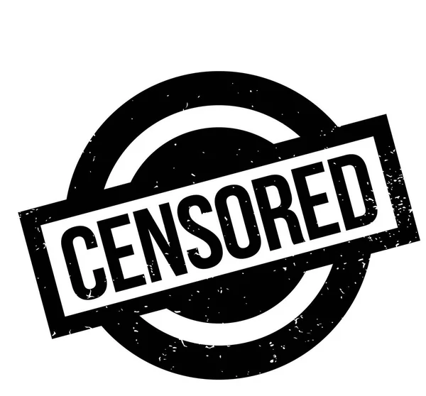 Λογοκρίνεται καουτσούκ σφραγίδα — Διανυσματικό Αρχείο