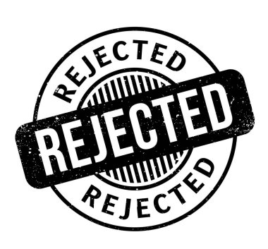 Reddedilen lastik damgası